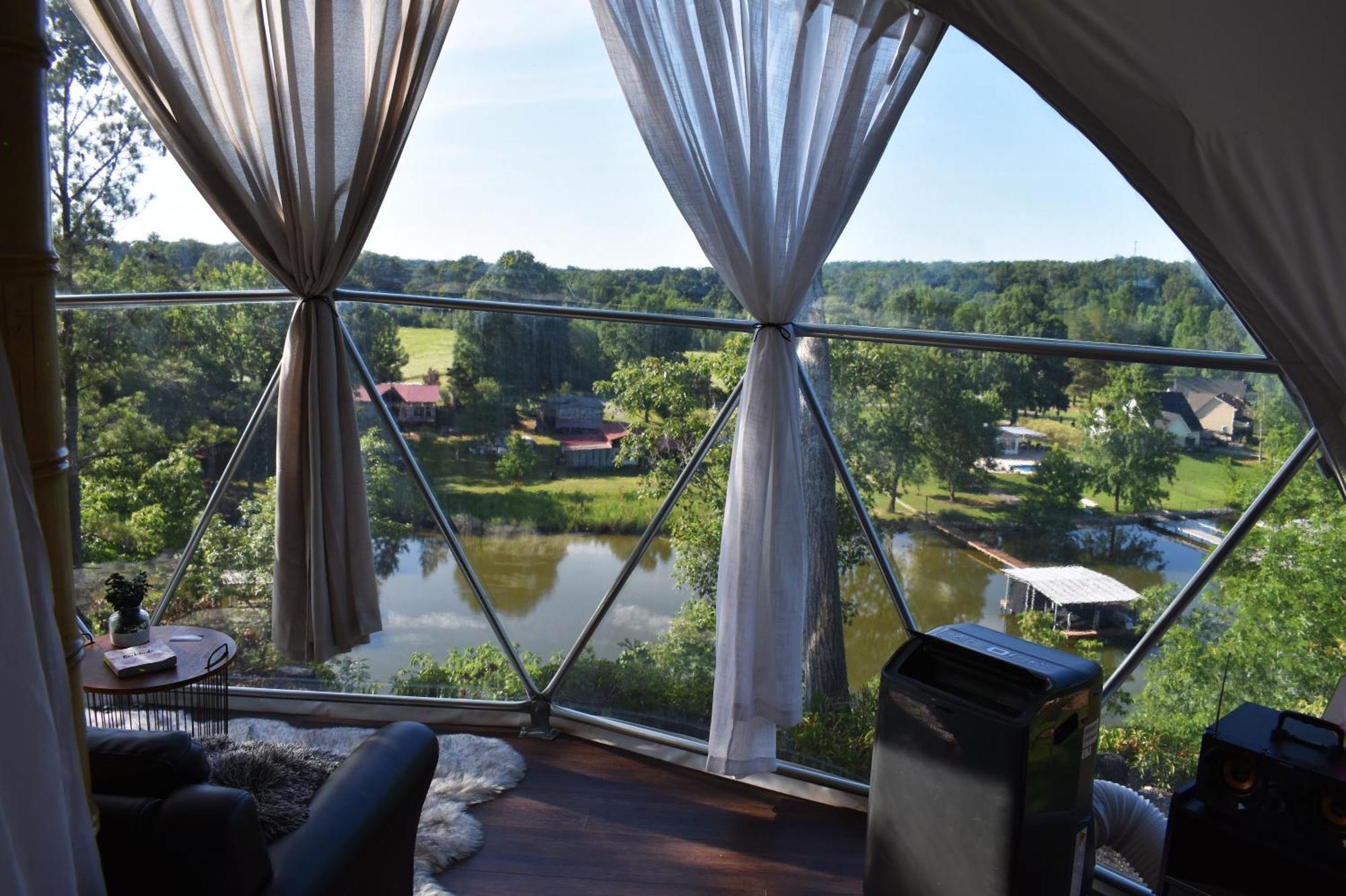 Готель Waterfront Luxury Glamping Dome Rogersville Екстер'єр фото